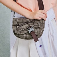 Champion 冠军单肩包新款复古马鞍包时尚休闲斜挎包胸包男女多色夏