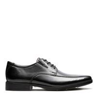 Clarks 男式 Tilden Walk 牛津鞋 Black Leather 41 EU