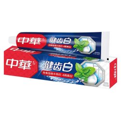 中华牙膏 健齿白正品官方旗舰店成人200g含氟去口臭小苏打美白