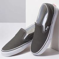 百亿补贴：VANS 男女同款灰色休闲懒人低帮slip-on一脚蹬帆布板鞋VN000EYECHR