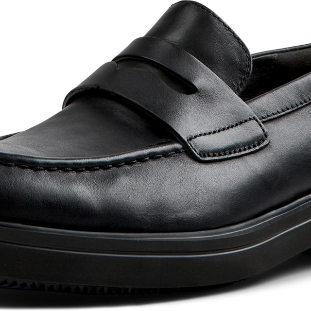 CAMPER 男式 Norman K101001 软帮鞋, 黑色 41码
