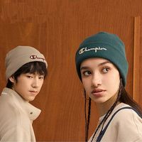 Champion 针织帽 新款帽子 女士冬冷帽 保暖帽 休闲舒适毛线帽 男士