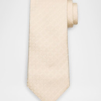 BRUNELLO CUCINELLI Men's Silk and Cotton Jacquard Tie 真丝棉领带