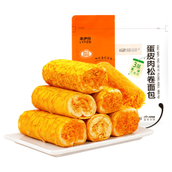 来伊份 蛋皮肉松吐司面包卷 345g