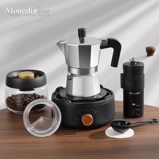Mongdio 摩卡壶 意式煮咖啡壶 450ml 9人份 3件套