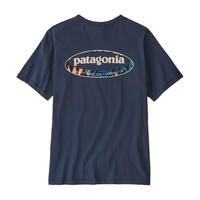 Patagonia 95 Oval Logo 有机棉圆领短袖T恤