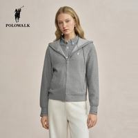 POLOWALK 连帽卫衣 浅花灰 XL