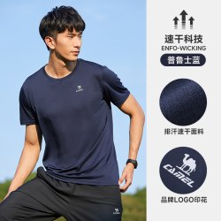 骆驼 速干透气 男士运动T恤