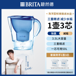 碧然德 环保加固包装 过滤净水器  蓝色