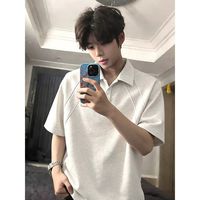 百亿补贴：男士短袖POLO衫翻领拼接T恤