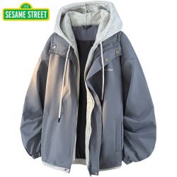 SESAME STREET 芝麻街美式连帽外套