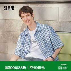 森马 短袖衬衫 蓝色调00388 2XL