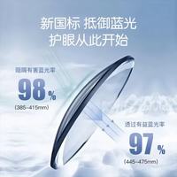 万新 1.60多屏防蓝光镜片*2片+超轻镜架多款可选