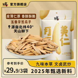 张笨仁 新疆月牙美仁葵花籽 108g 五香牙签瓜子