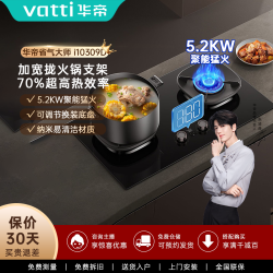 华帝 i10309D家用燃气灶台嵌两用5.2kw猛火灶天然气灶液化气