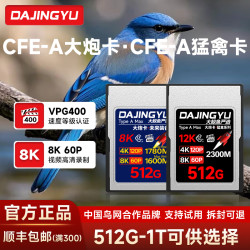 DAJINGYU 专业拍鸟大师卡CFEA卡大炮卡猛禽卡高速适配索尼相机存储卡内存卡