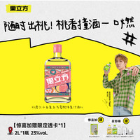 果立方 白葡萄味柚子味果酒 2L