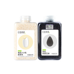 田喜粮鲜 有机小小粒胚芽米多种组合黑芝麻黄小米煮粥饭