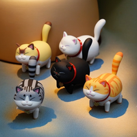 电动猫咪 Q版肥猫系列 盲盒潮玩可爱小猫摆件（单只）