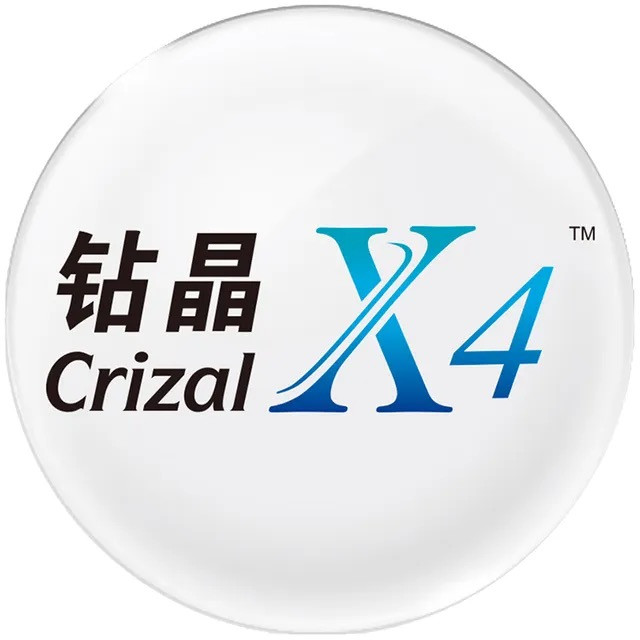 今日必买：依视路 钻晶X4防蓝光1.60-1.67折射率现片*2（免费升级膜致）