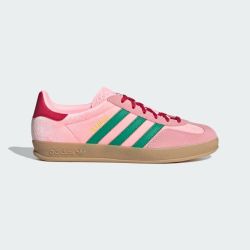 adidas 女鞋GAZELLE 三叶草轻便缓震休闲运动板鞋JI2713