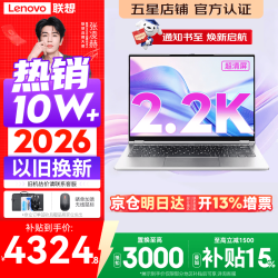 联想 Pro14/Air14/14来酷 2026年补贴15% 新品超轻薄笔记本电脑 联想全国联保 便携手提办公学生本 酷睿i5-13420H 16G 1TB丨14 标配 超清护眼屏