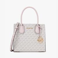 MICHAEL KORS MERCER系列 女士手提托特包 35S1GM9M2B640 香草白/浅粉 中号
