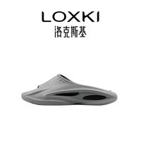 LOXKI 防滑外穿运动拖鞋 陨星灰 45-46码