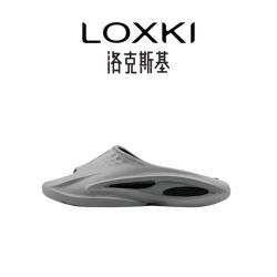 LOXKI 防滑外穿运动拖鞋 陨星灰 45-46码