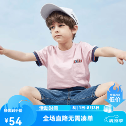 马骑顿 纯棉 儿童短袖T恤