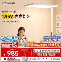 童视界 普瑞红光护眼大路灯 全光谱 120W 落地台灯