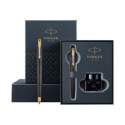 派克 全国6仓PARKER/派克钢笔签字笔威雅经典黑金夹墨水笔墨水礼盒