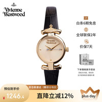 Vivienne Westwood BFVV090GDBK 复古镀金皮带石英女表