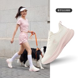 乔丹 透气运动鞋跑步鞋女2025夏网面轻便薄减震跑鞋软底网鞋子 黑色 40.5