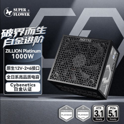 振华 白金牌全模 电源  1000W