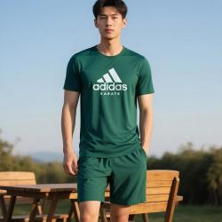 adidas 宽松舒适 男士T恤
