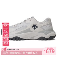 迪桑特 Flosen 低帮跑步运动休闲鞋 灰白色 35