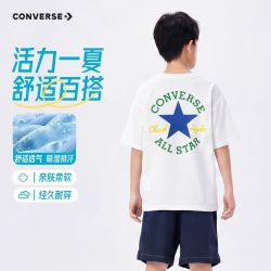匡威 纯棉亲肤透气 短袖T恤