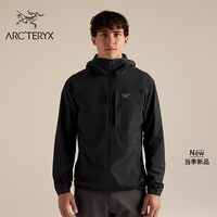 ARC'TERYX GAMMA LIGHTWEIGHT HOODY 防风 男子软壳夹克 黑色 S