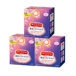 花王 美舒律 MegRhythm 蒸汽眼罩 玫瑰香型 12片