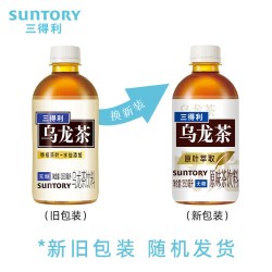 三得利 无糖茶乌龙茶350ml*6瓶