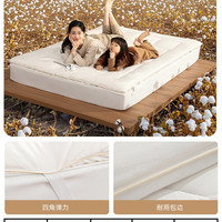 水星家纺 DH501001-ZH 棉花床垫 90cm×195cm 厚约3-4cm 升级款