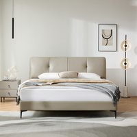 喜临门 轻享FRZ2517K 真皮床 1500mm*2000mm 轻享（燕晶灰）-17CM电动款