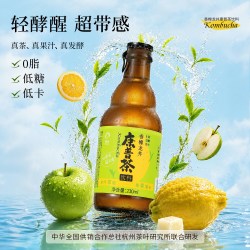 狮峰 牌香橼龙井茶叶康普茶气泡水饮品0脂苏打水绿茶230ml茶饮料