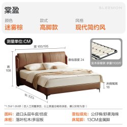 喜临门 简约中式带软靠智能主卧室电动床架双人大床  棠盈