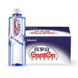 百岁山 矿泉水整箱天然矿泉水348ml*12/24瓶整箱健康饮用水商务车载 正品百岁山348ml*24瓶整箱