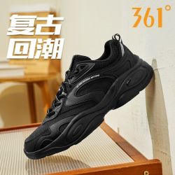 361° 澎湃|361°男鞋运动鞋2026新款透气跑步鞋轻便男士休闲鞋复古鞋男