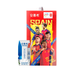 安慕希 原味酸奶205g*16瓶西班牙足球军团限定