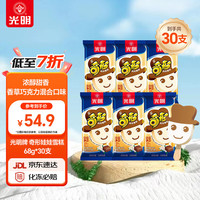 光明牌 奇形娃娃雪糕68g*30支 香草巧克力味雪糕冷饮批发