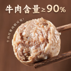利园 潮汕手打牛肉丸/牛筋丸 250g